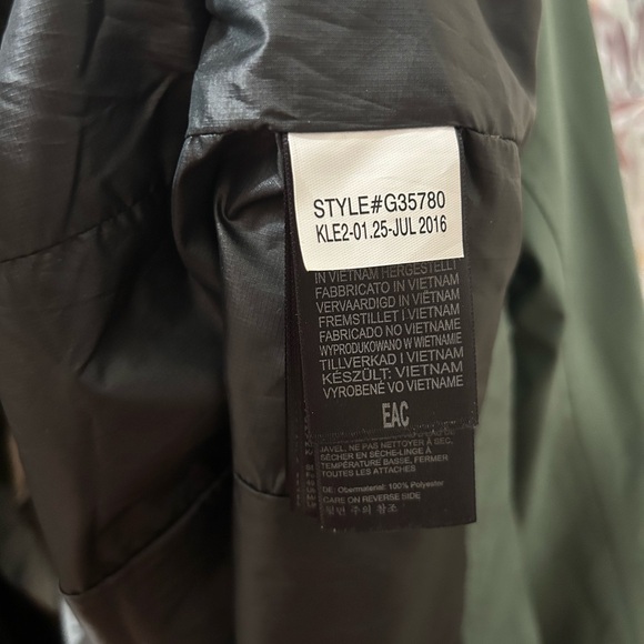 Marmot Women's Lea Long Teal Green Jacket Medium Rain Wind Casual Hooded - Picture 5 of 8